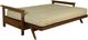 Kodiak Furniture Emily Brownstone/Natural Beauty Cloud Full Futon Frame with Mattress-1