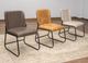 International Furniture Direct Seating Black/Ivory Side Chair-1