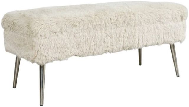 Jofran Inc. Huggy Sand Storage Bench-0