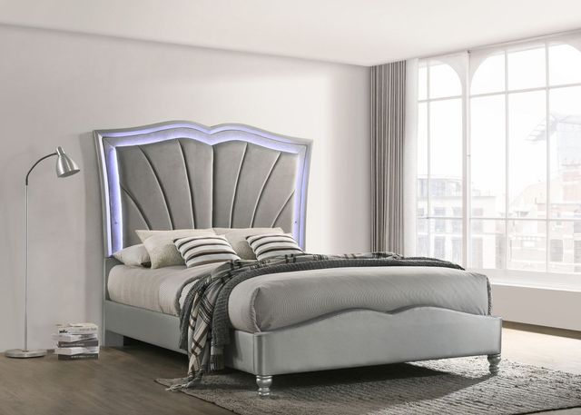 Coaster® Bowfield Grey Queen Bed-1