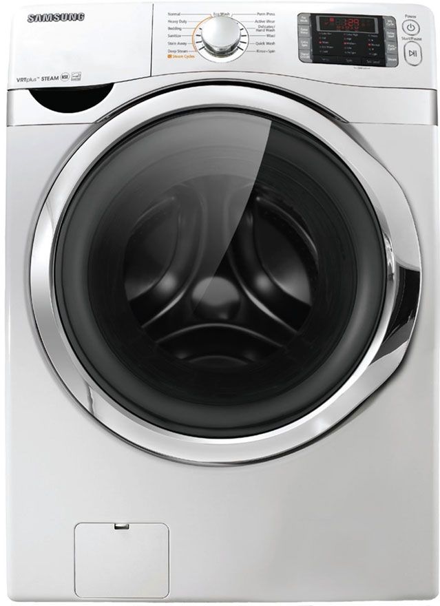 Samsung White Front Load Washer-0