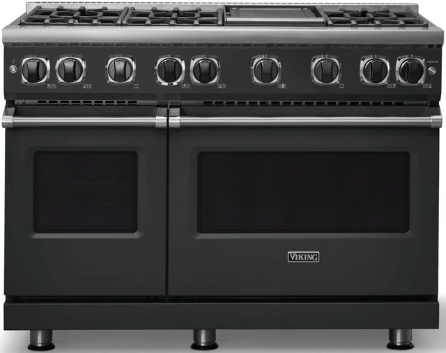 Viking® 7 Series 48" Antique Bronze Pro Style Gas Range with Griddle-0
