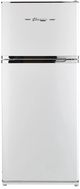 Unique® Appliances 27" 14 Cu. Ft. Marshmallow White Classic Retro Propane Top Freezer Refrigerator-0