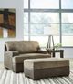 Signature Design by Ashley® Alesbury Chocolate Ottoman-3