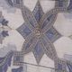 A & B Home Pari Beige/Blue Blooming Hanging Wall Tile-1