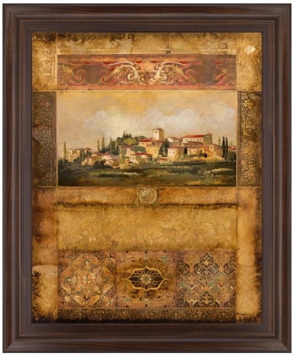Classy Living Tuscan Village Mosaic Wall Art-0
