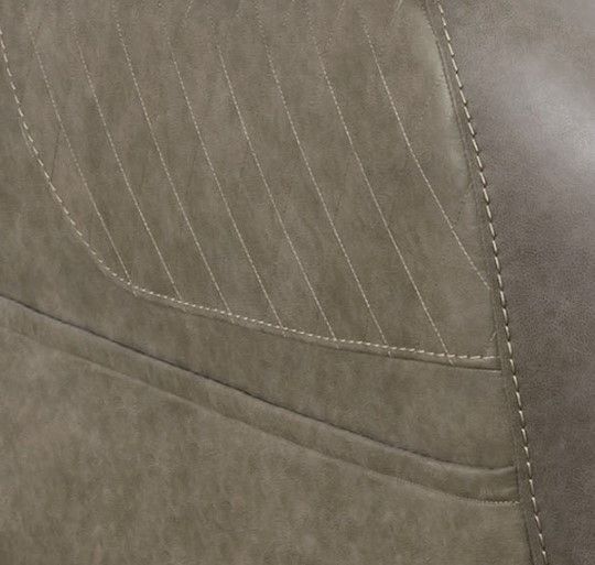 HomeStretch Daytona Gray Power Reclining Console Loveseat-3
