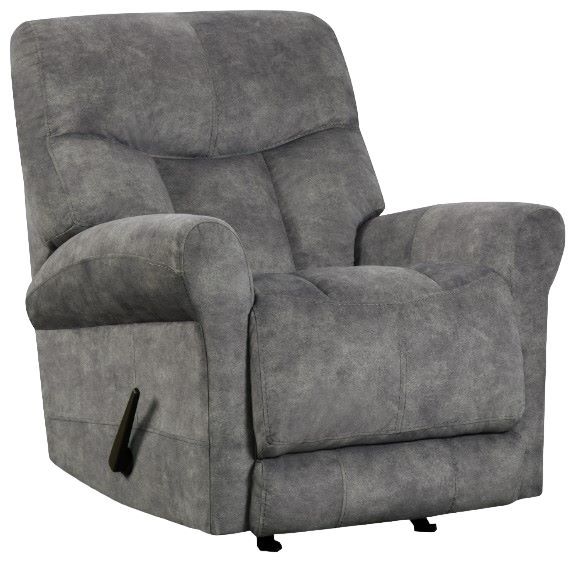 HomeStretch Gray Manual Rocker Recliner-0