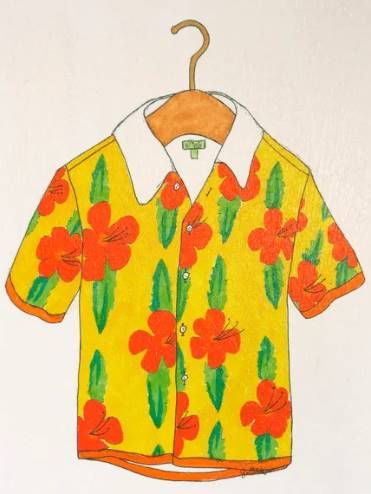 Stylecraft Green/Off-White/Orange/Yellow/White Wall Art-1