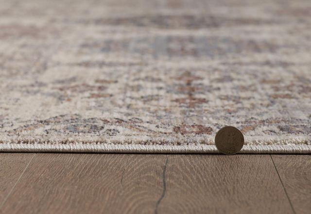 KAS Rugs Adele Ivory Mosaic 5'x8' Area Rug-3