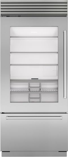 Sub-Zero® Classic Series 36 in. 20.8 Cu. Ft. Stainless Steel Built In Bottom Freezer Refrigerator