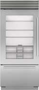 Sub-Zero® Classic Series 36" 20.8 Cu. Ft. Stainless Steel Built-In Bottom Freezer Refrigerator-0