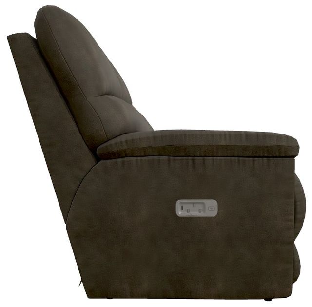 La-Z-Boy® Brooks Slate Power Reclining Loveseat with Headrest and Lumbar-2