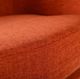 Stylecraft Dann Foley Lifestyle Orange Swivel Chair-5