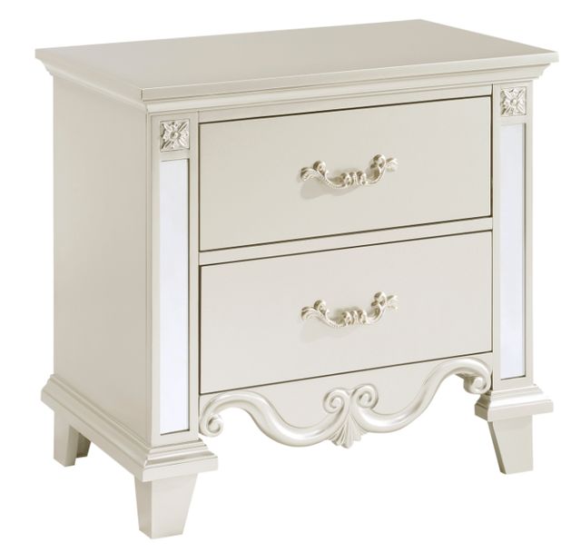 Mazin Furniture Ever Champagne Nightstand-0