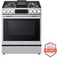 LG 30" PrintProof® Stainless Steel Slide-In Gas Range-2