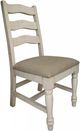 International Furniture Direct Rock Valley Beige/White Upholstered Dining Side Chair-0