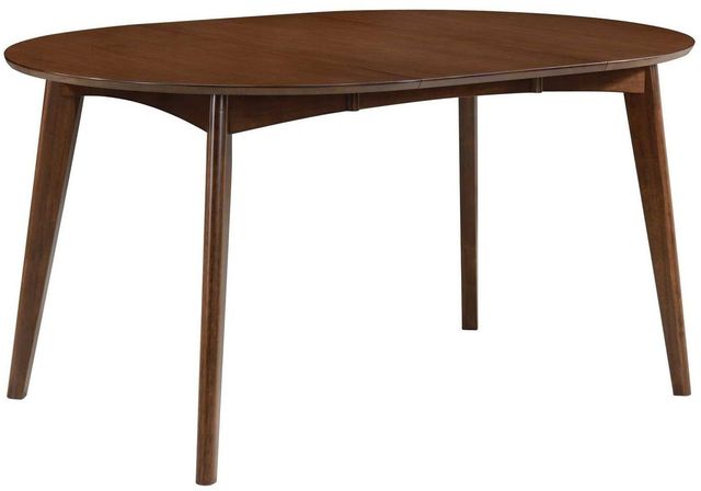 Coaster® Jedda 5-Piece Dark Walnut Dining Table Set-1