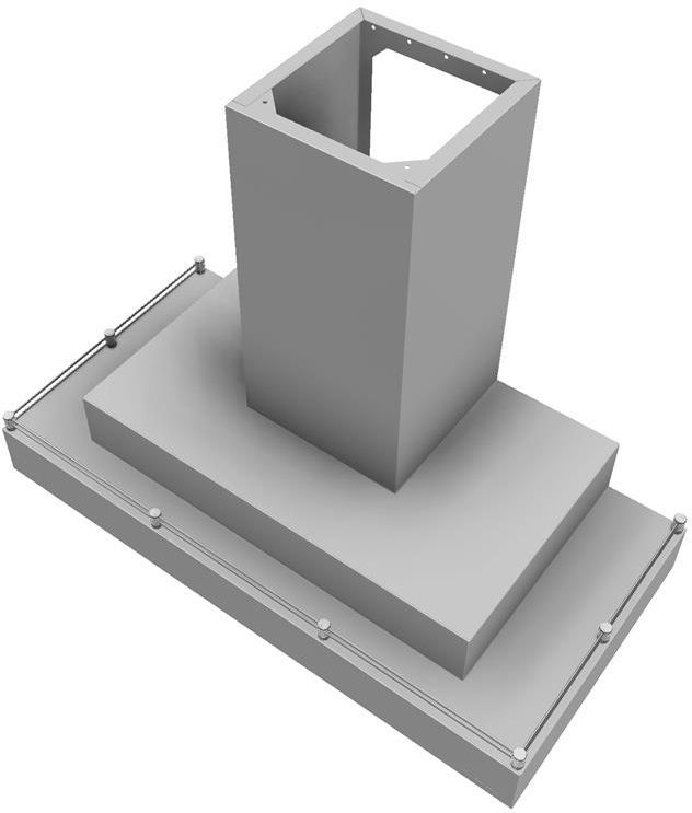 Vent-A-Hood® 42" Stainless Steel Contemporary Wall Mount Range Hood-1