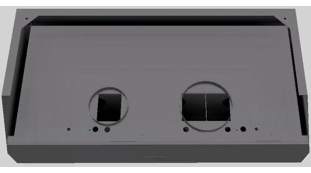Vent-A-Hood® Designer Series 48" Gunsmoke Wall Mounted Range Hood-2