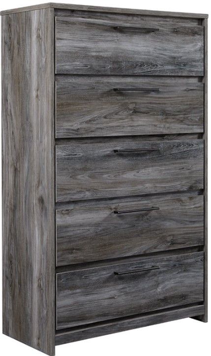 Signature Design by Ashley® Baystorm 4-Piece Gray Queen Panel Bed Set-3