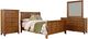 Liberty Furniture Grandpas Cabin 4-Piece Aged Oak Queen Sleigh Bedroom Set with Chest-0