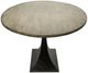Nest Home Collections Ida/Makenzie Antique Natural Dining Table with Iron Base-4