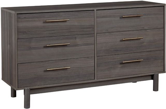 Signature Design by Ashley® Brymont 5-Piece Dark Gray Queen Panel Headboard Bedroom Set-2