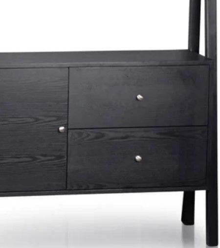 Stylecraft Scandia Black Leaning Wall Console-1