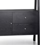Stylecraft Scandia Black Leaning Wall Console-1