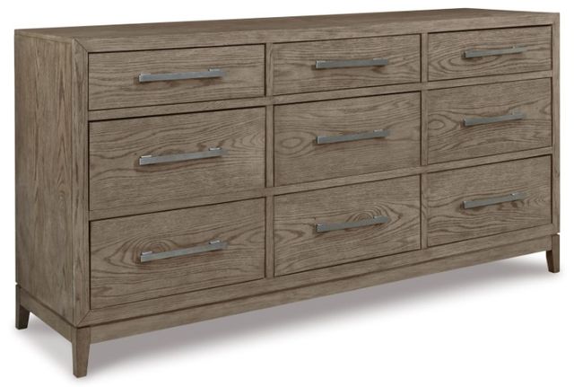 Signature Design by Ashley® Chrestner 3-Piece Gray Queen Panel Bed Set-2