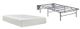 Sierra Sleep® by Ashley® Chime 2-Piece 12" Memory Foam and Better than a Boxspring Foundation Twin Mattress Set-0