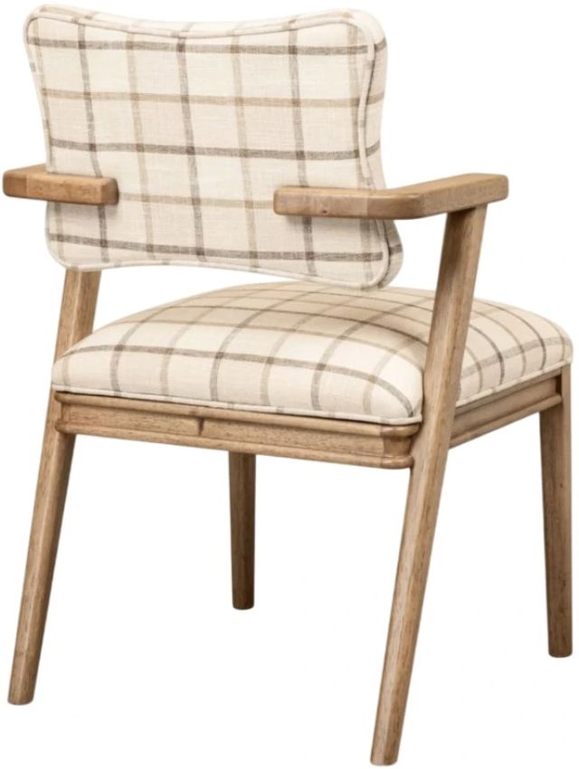 Modus Furniture Carlisle Picnic Upholstered Dining Armchair -4