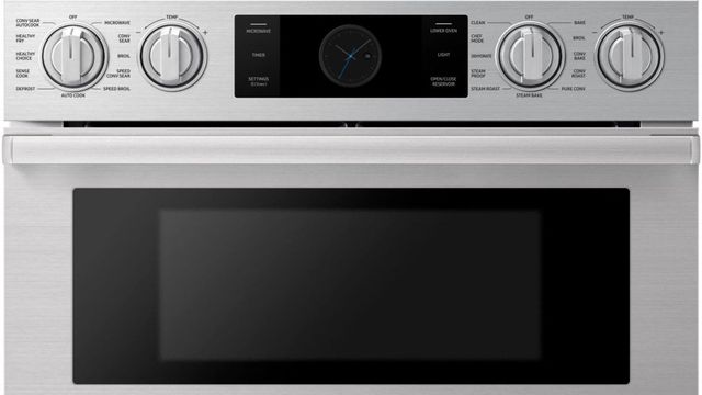 Dacor® Transitional 30" Silver Stainless Electric Combination Wall Oven-3