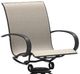 Homecrest™ Outdoor Living Customizable Harbor Aluminum/Fabric Outdoor Sling Low Back Swivel Rocker-1