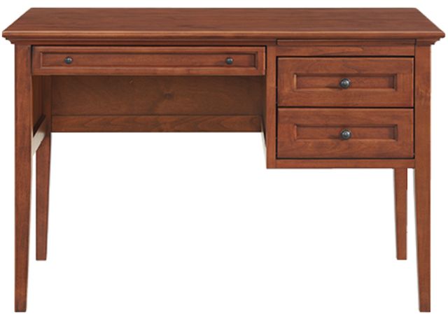 Whittier Wood® Furniture McKenzie Glazed Antique Cherry 3-Drawer Desk-3