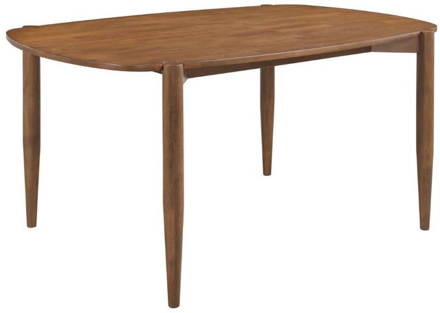 Coaster® Dortch Walnut Oval Dining Table-0