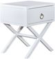 Liberty Furniture East End Wirebrushed White Accent Table-0