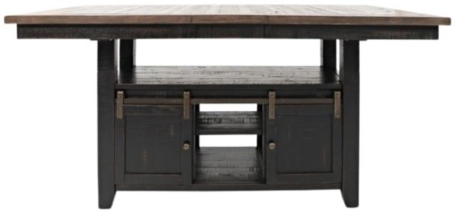Jofran Inc. Madison County Vintage Black High/Low Extension Table-2