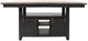 Jofran Inc. Madison County Vintage Black High/Low Extension Table-2
