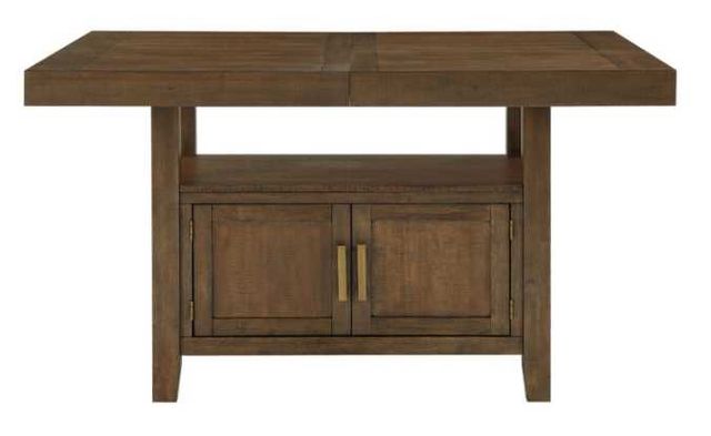 Steve Silver Co. Garland 5-Piece Distressed Toffee/Gray Counter Height Dining Table Set-2