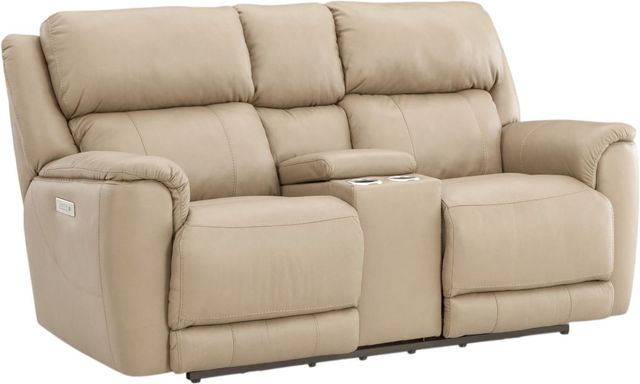 HomeStretch Tuscany Stonewash Power Reclining Loveseat-0