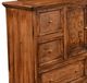 Horizon Home® Lotus Antique Brown Dresser and Mirror Set-2