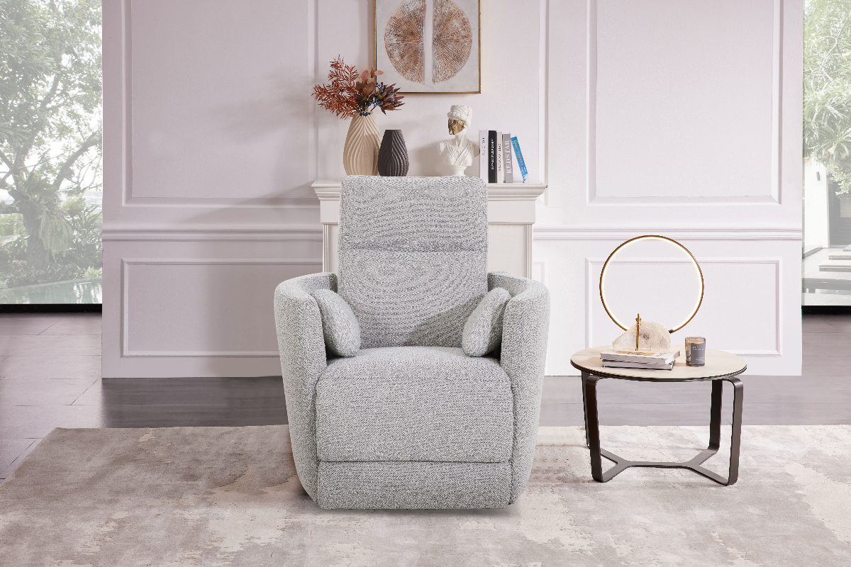 Cheers by Man Wah Cotton Manual Swivel Glider Recliner | Big Sandy