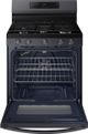 Samsung 30" Fingerprint Resistant Black Stainless Steel Smart Freestanding Gas Range with No Preheat Air Fry and Convection-2