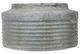 A & B Home Distressed Green Round Ridged Cement Planter-1