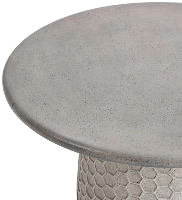 Classic Home Delaine Light Gray Concrete Outdoor Coffee Table-4