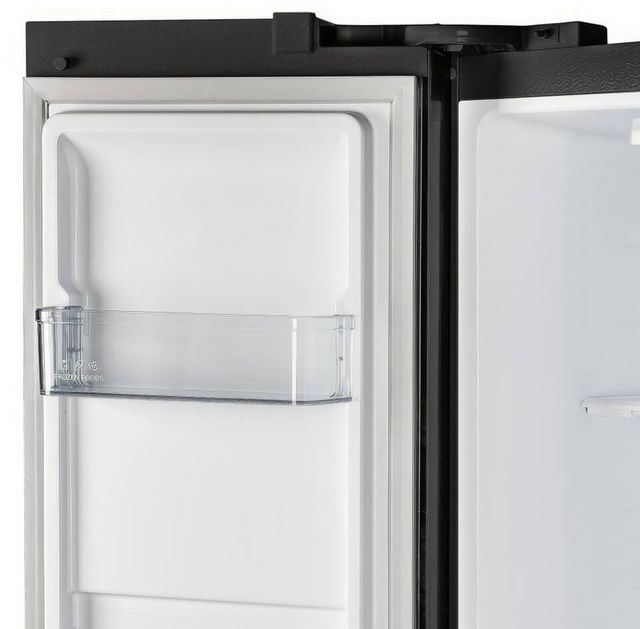 FORNO® Salerno Espresso 33 in. 15.6 Cu. Ft Black Freestanding Side-by-Side Refrigerator-7