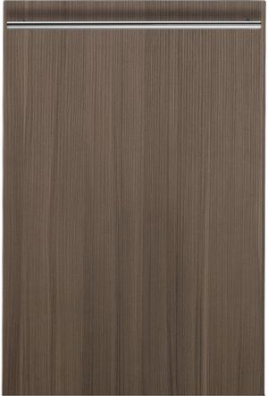 Front view of the GE Profile™ 18" Custom Panel Built In Dishwasher
