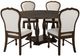 Coaster® Landon 5-Piece Ivory/Rich Brown Dining Set-0